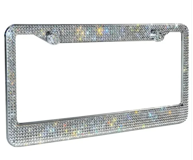 AutoSavvy Diamond License Plate Frame